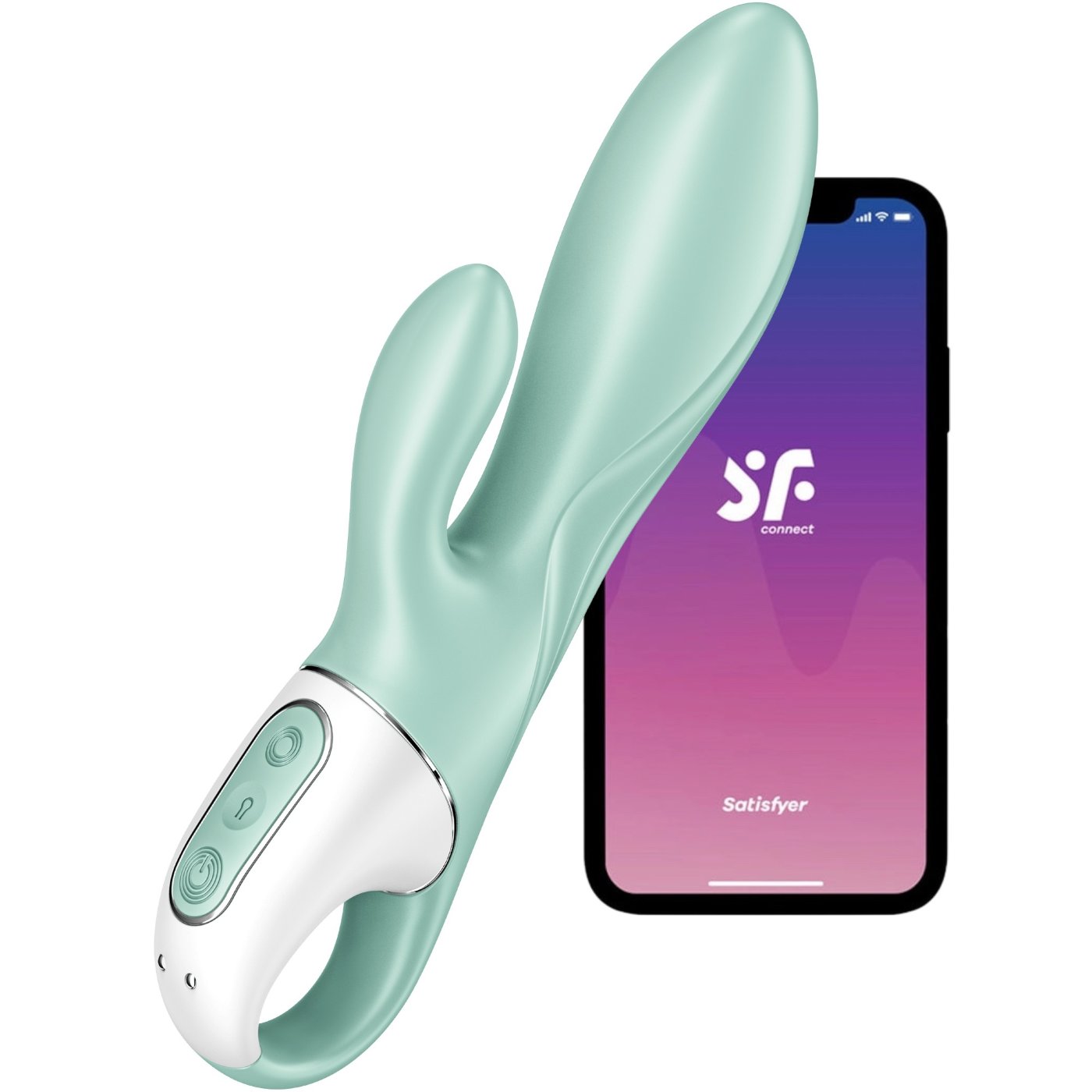 Satisfyer Air Pump Bunny 5 App Controlled Inflatable Rabbit Vibrator