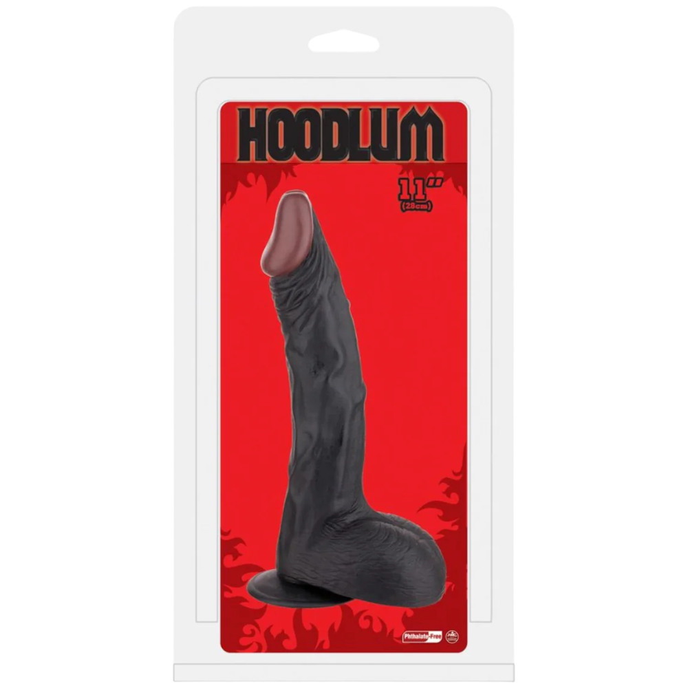 NMC Hoodlum Realistic Black Dildo 11.5 Inch