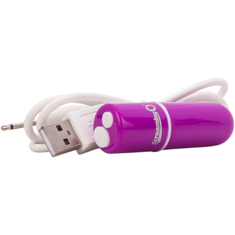 Screaming O Vooom Rechargeable Bullet Vibrator Purple