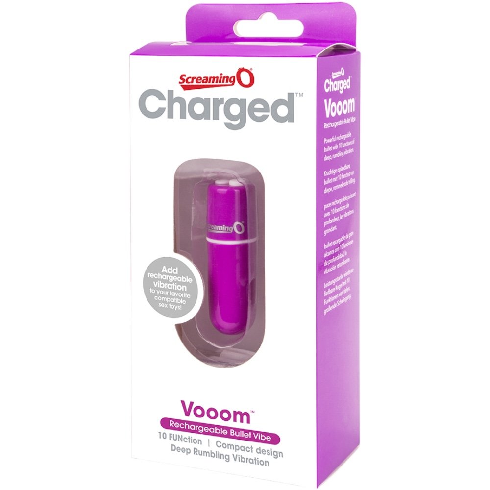 Screaming O Vooom Rechargeable Bullet Vibrator Purple