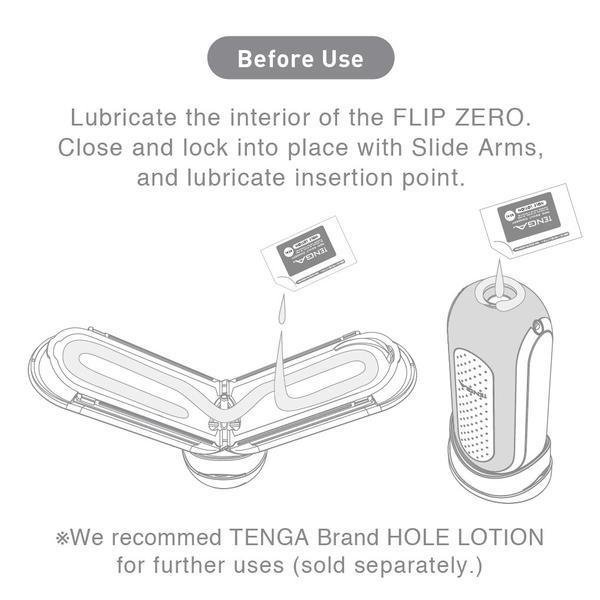 Tenga Flip Zero White Male Masturbator