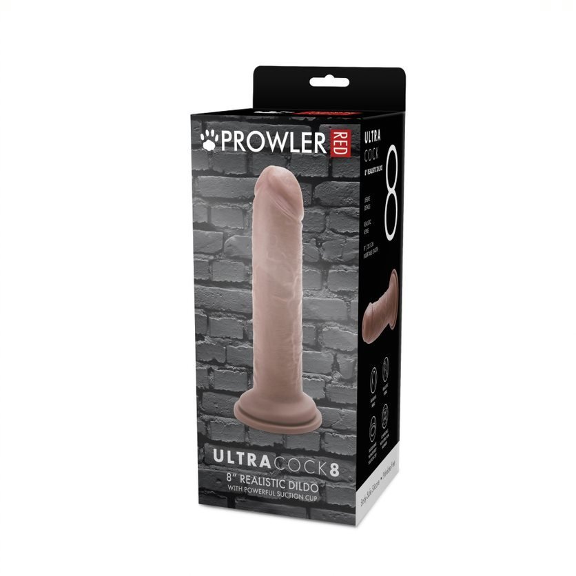 Prowler RED Ultra Realistic Cock Dildo Caramel 8 Inch