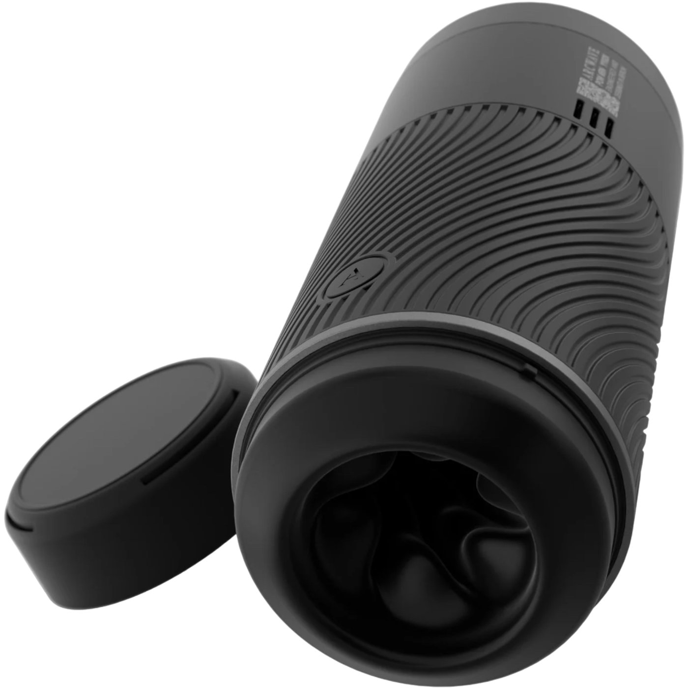 Arcwave Pow Silicone Dual-Entrance Suction Control Male Masturbator Black