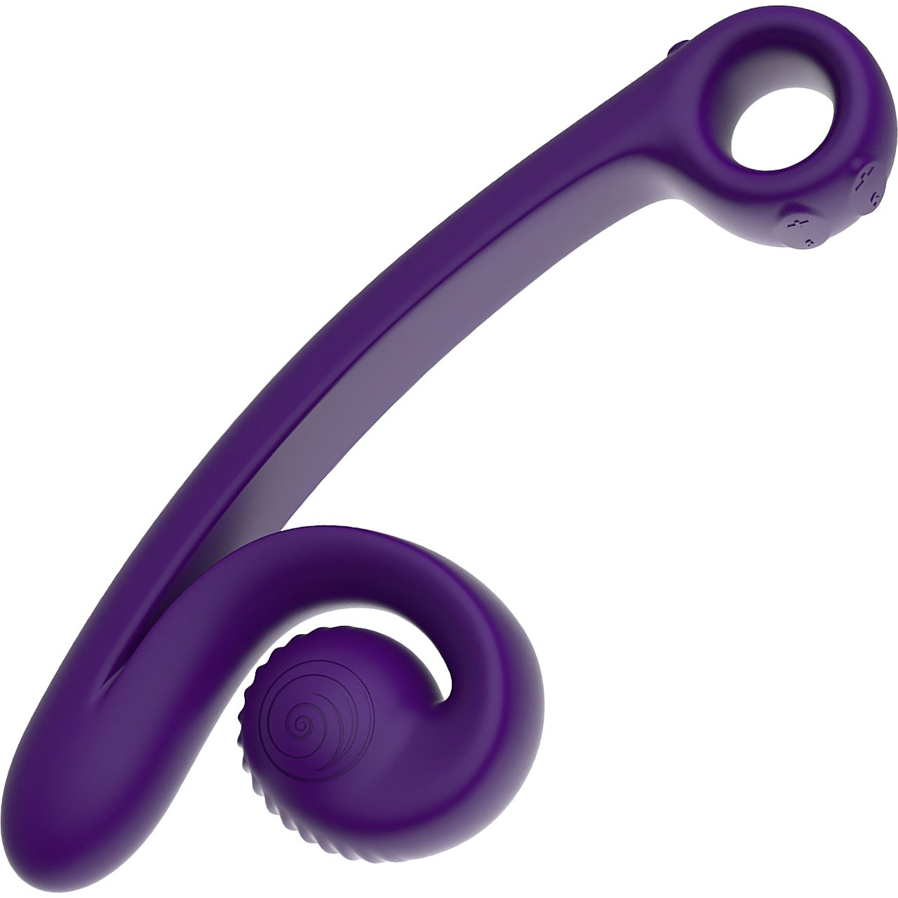 Snail Vibe Curve Rechargeable Powerful Dual Vibrator Purple