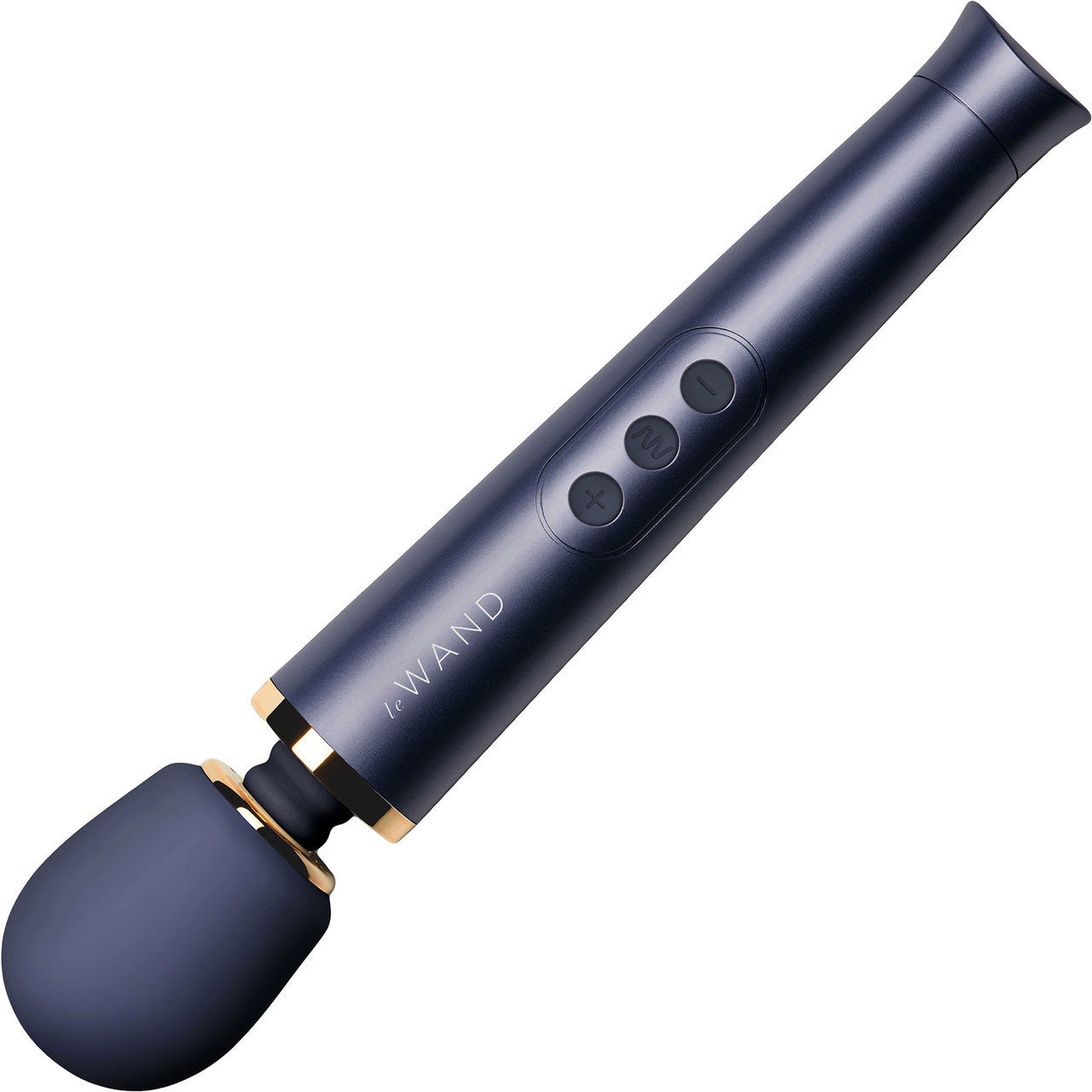 Le Wand Petite Mini Rechargeable Massage Wand Vibrator Navy