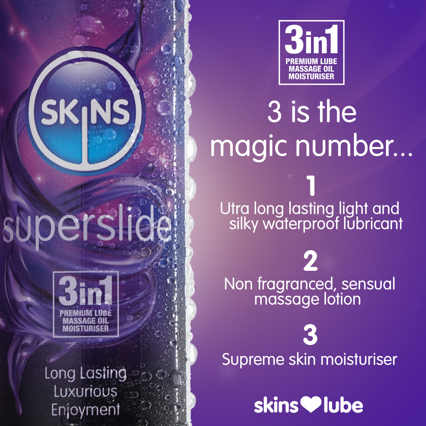 Skins Superslide Silicone Based Lubricant 5ml