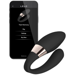 LELO Tiani Harmony App-Controlled Rechargeable Couples Vibrator Black