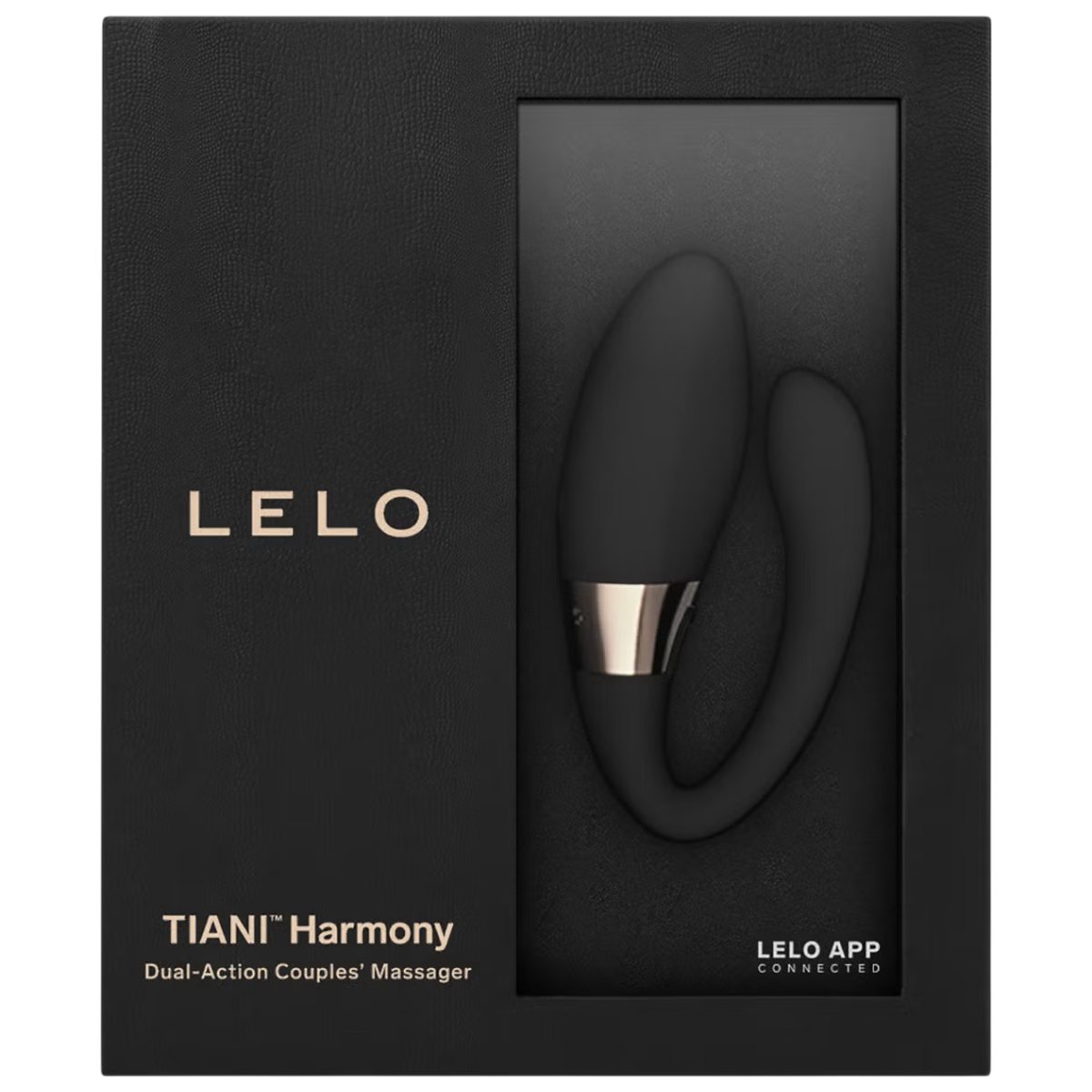 LELO Tiani Harmony App-Controlled Rechargeable Couples Vibrator Black