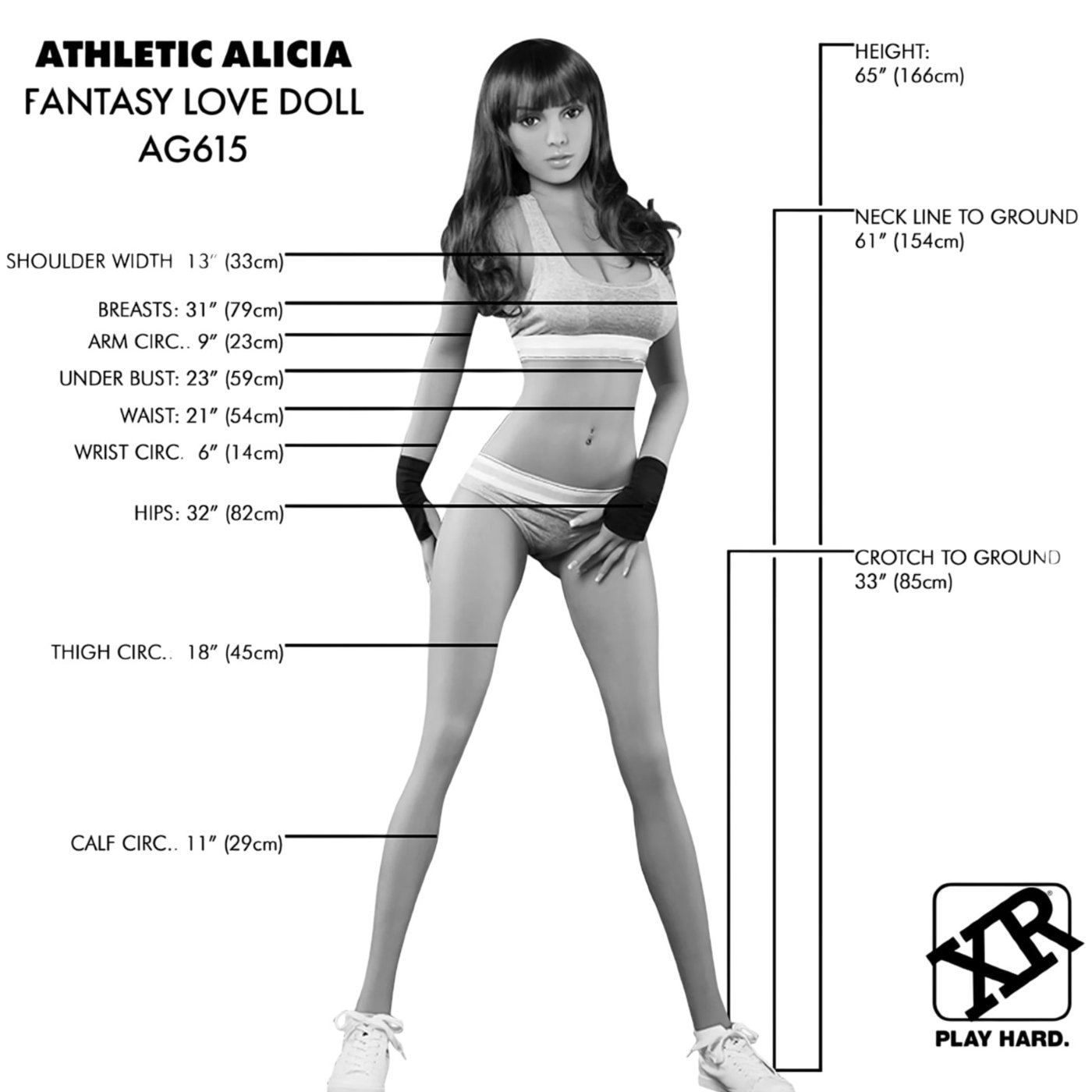 NextGen Dolls Athletic Alicia Fantasy Love Doll Realistic Life‑Size Sex Doll