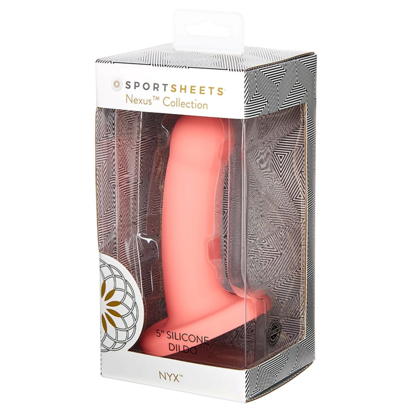 Sportsheets Nexus Nyx Silicone Dildo with Suction Cup 5 Inch Coral