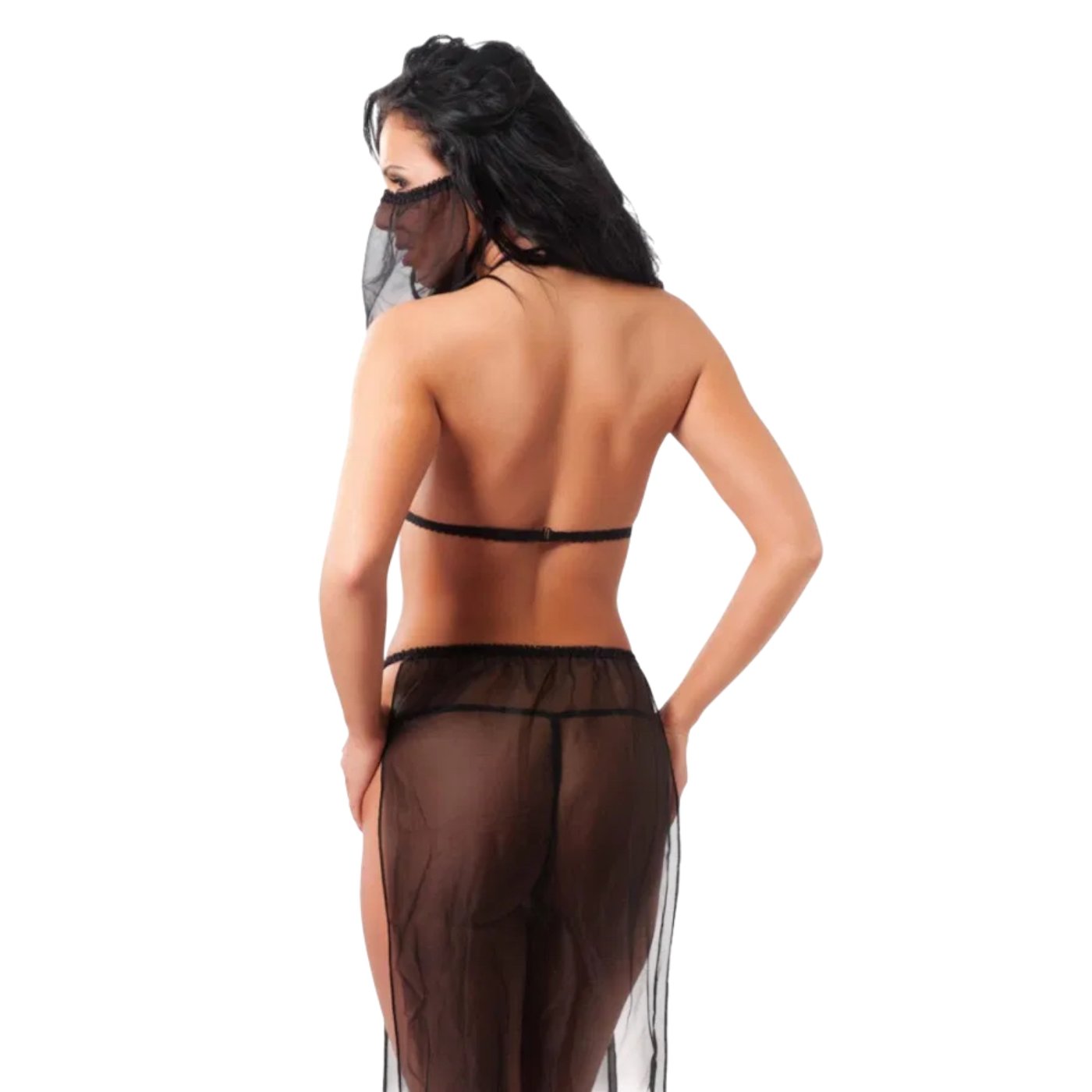 Rimba Belly Dancer 4-Piece Set Black