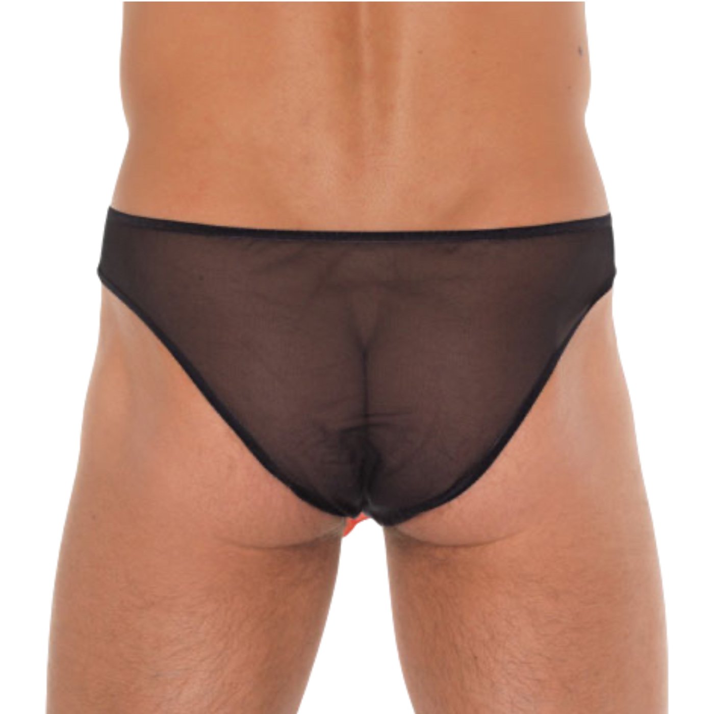 Rimba Men’s Black Puppy Pouch Mesh Briefs