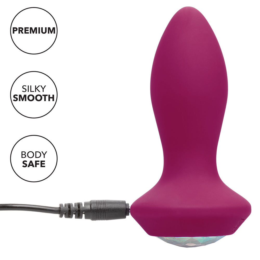 Power Gem Vibrating Petite Crystal Probe Butt Plug