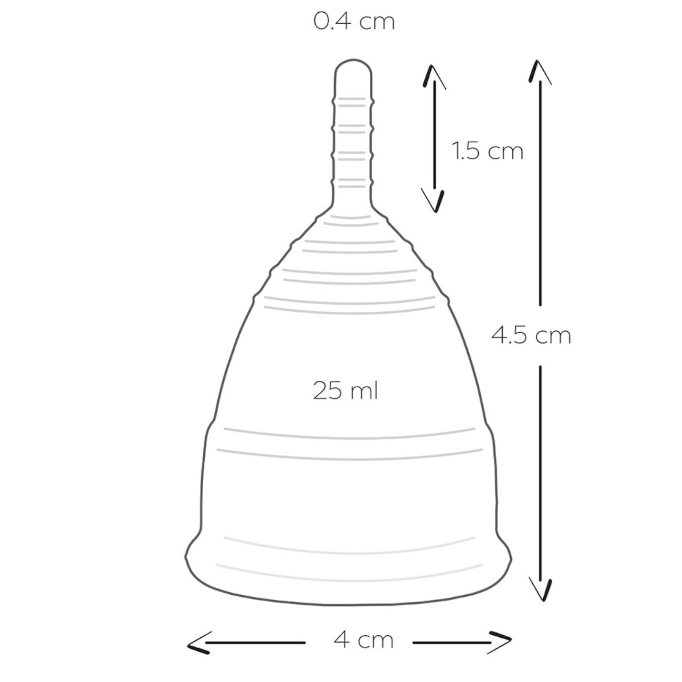 Mae B Intimate Health 2 Small Menstrual Cups