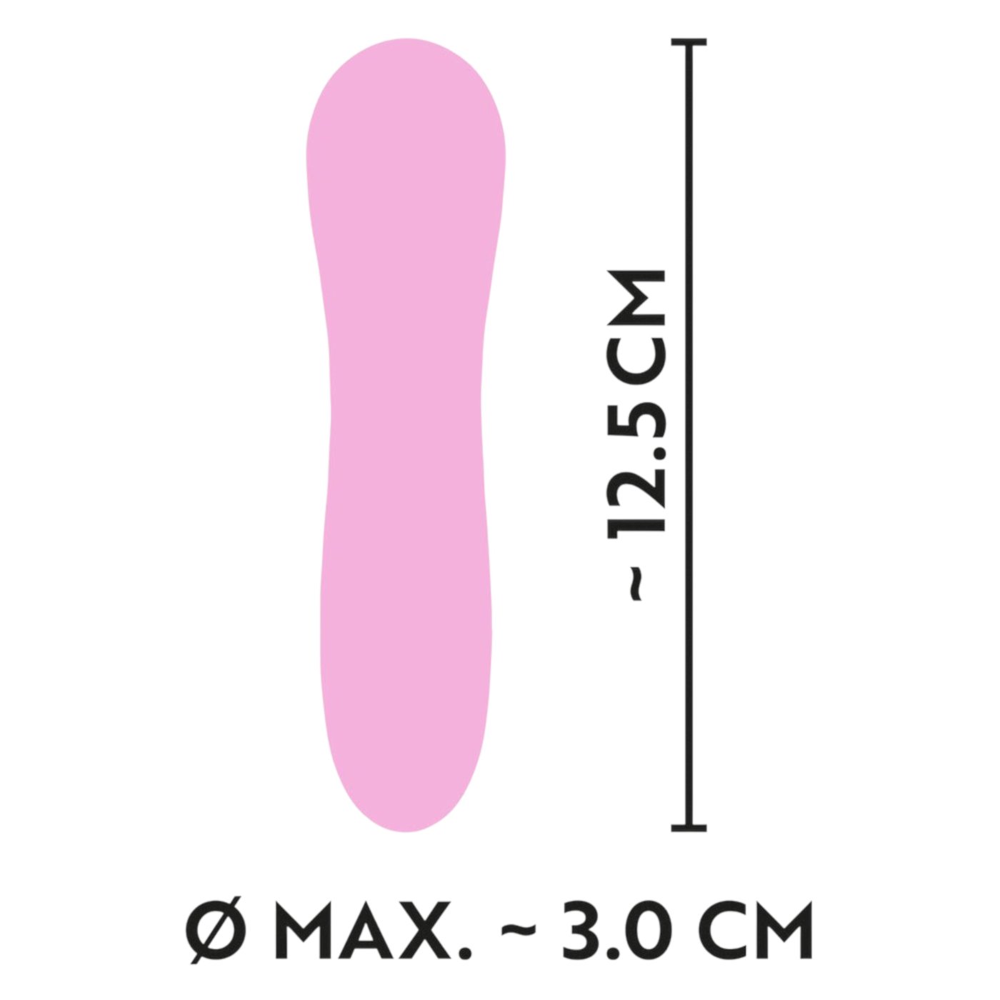 Cuties Silk Touch Rechargeable Mini Vibrator Pink