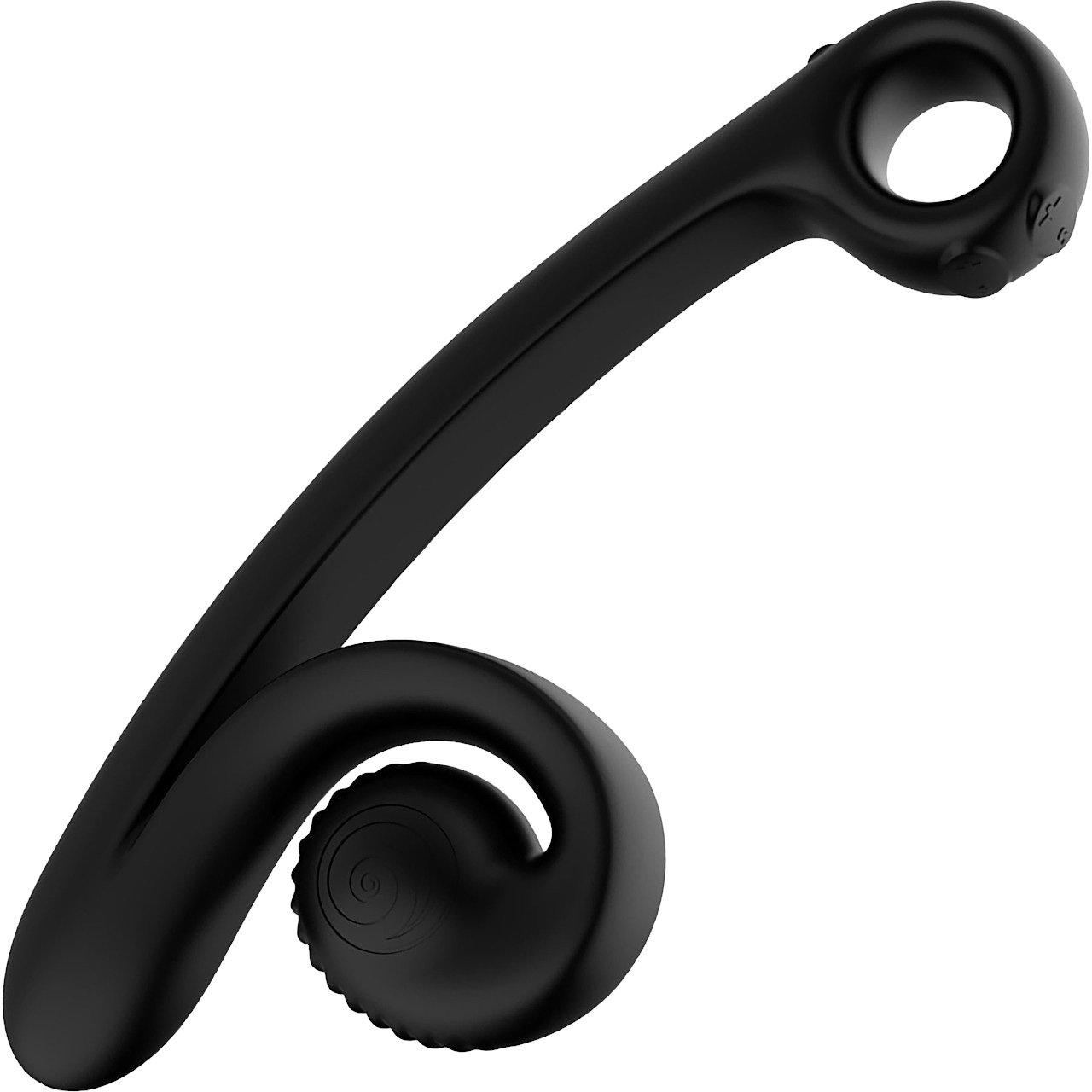 Snail Vibe Curve Rechargeable Powerful Dual Vibrator Black