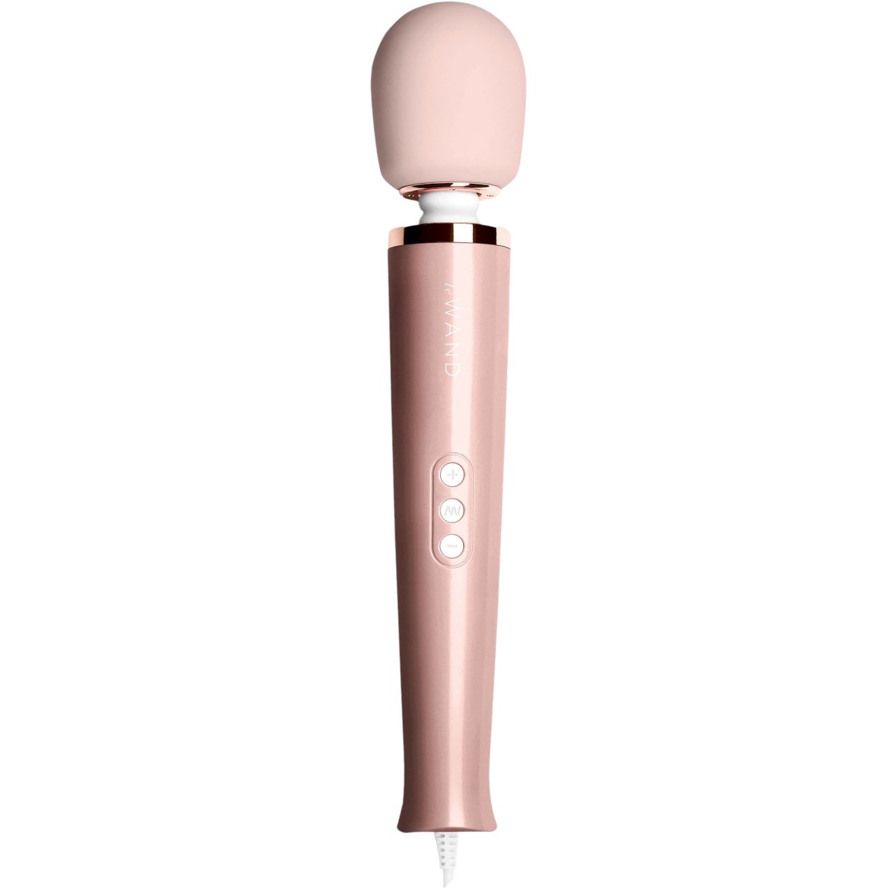 Le Wand Plug-In Massage Wand Vibrator Rose Gold