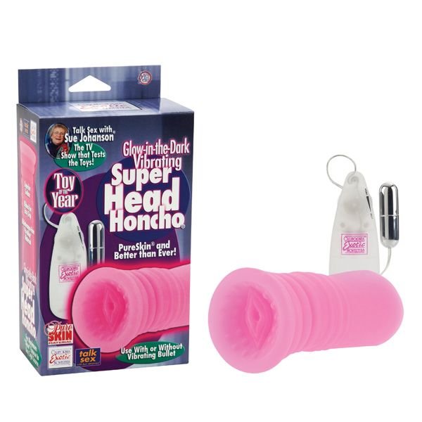 Sue Johanson Super Head Honcho Glow-in-the-Dark Vibrating Male Masturbator