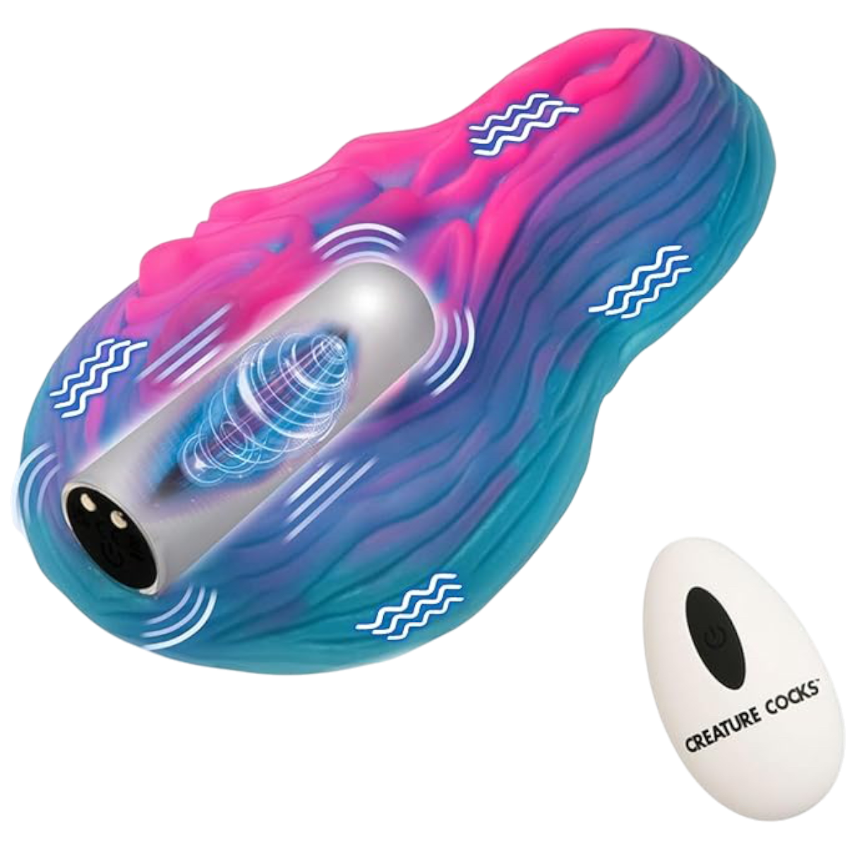Creature Cocks Vulvaron Remote-Control Vibrating Silicone Grinder