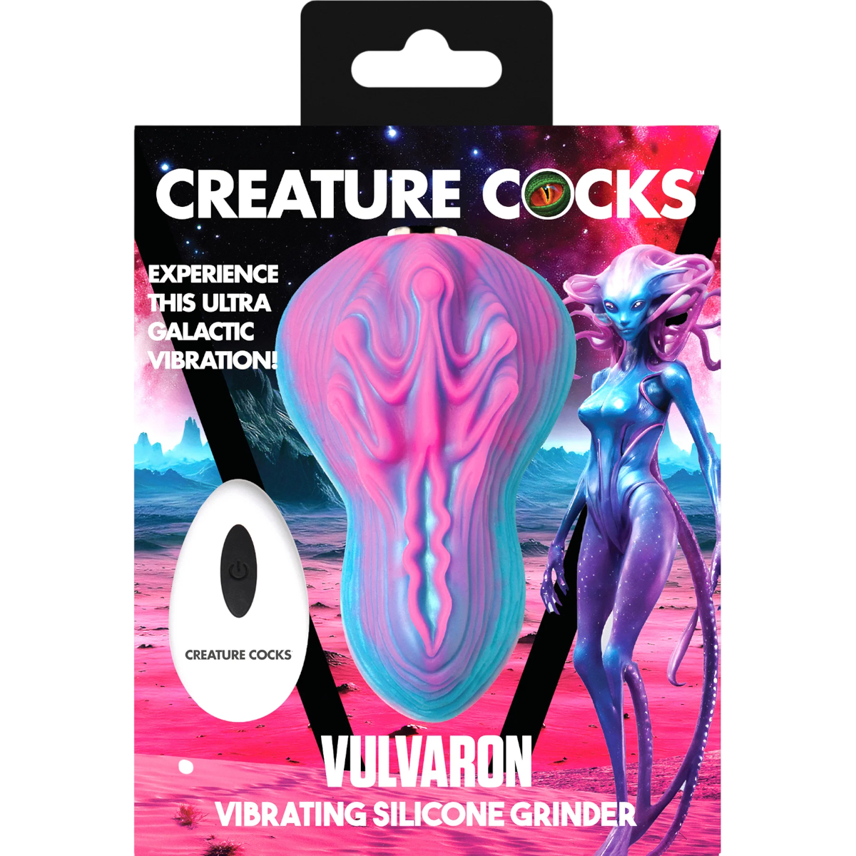 Creature Cocks Vulvaron Remote-Control Vibrating Silicone Grinder