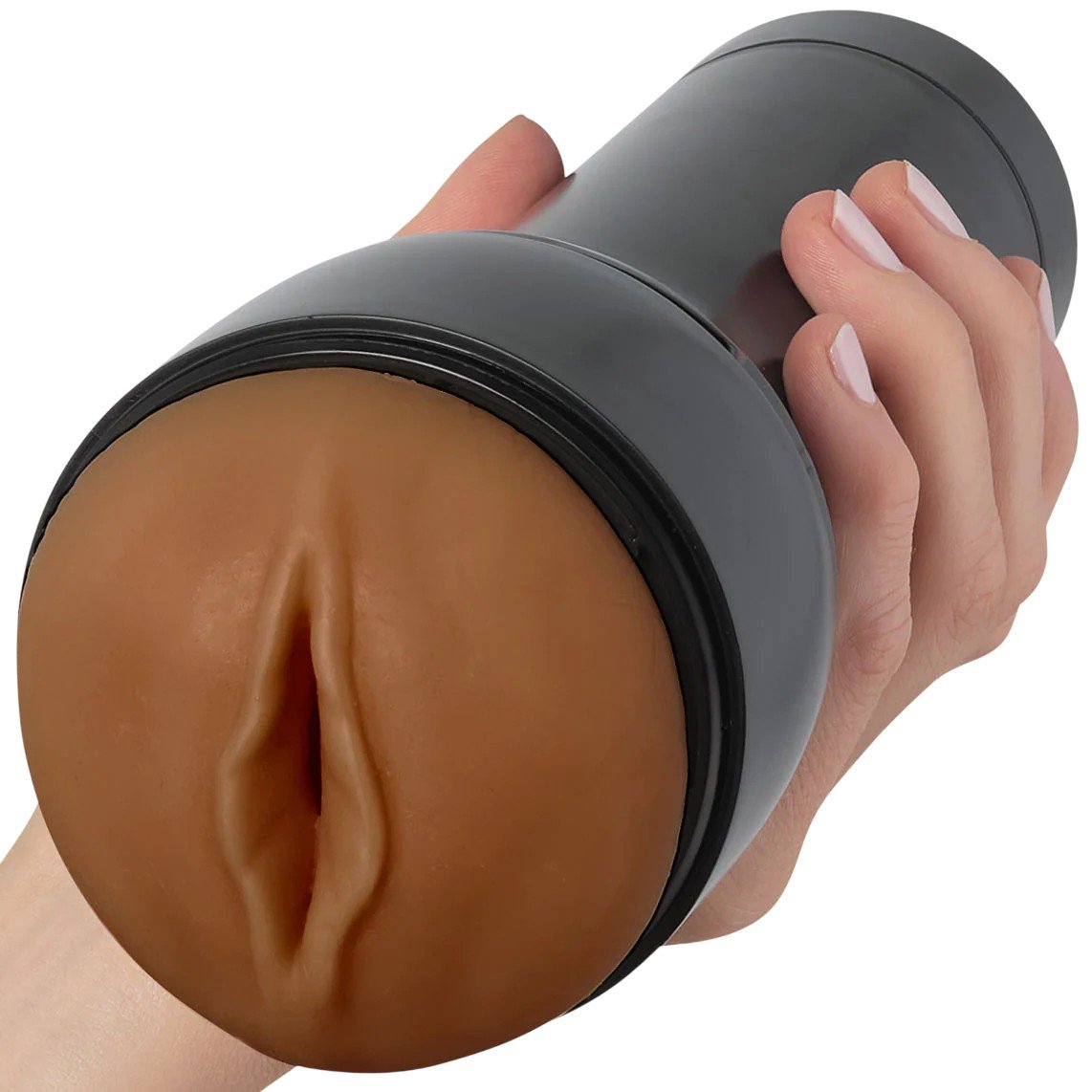 KIIROO Feel Stroker Pussy Realistic Vagina Male Masturbator, Brown