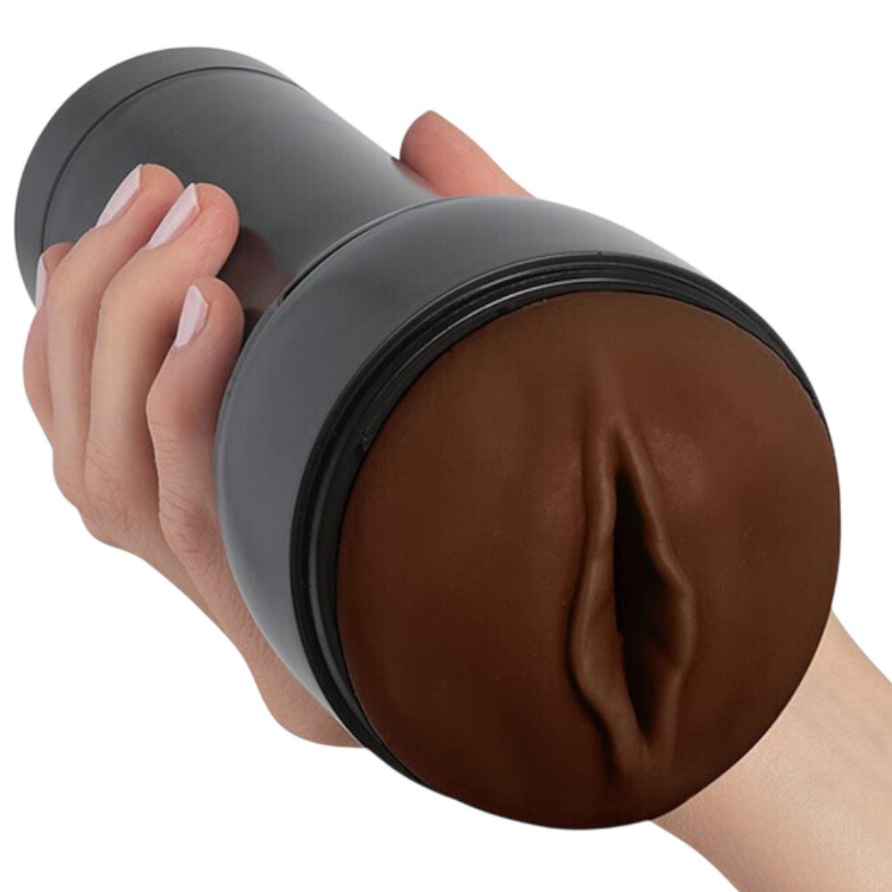 KIIROO Feel Stroker Pussy Realistic Vagina Male Masturbator, Black