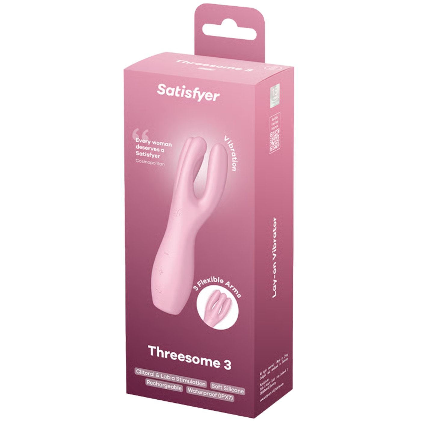 Satisfyer Threesome 3 Rechargeable Clitoral Stimulator