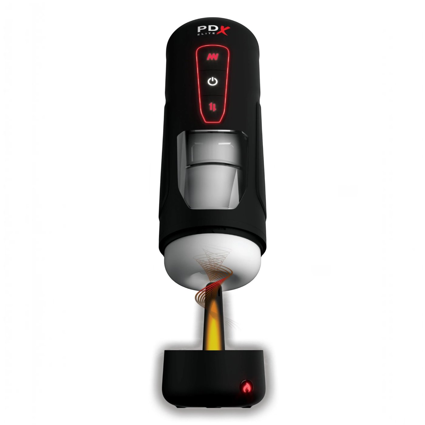 PDX Elite Milk Me Hotter Automatic Male Masturbator with Heat and Vibration