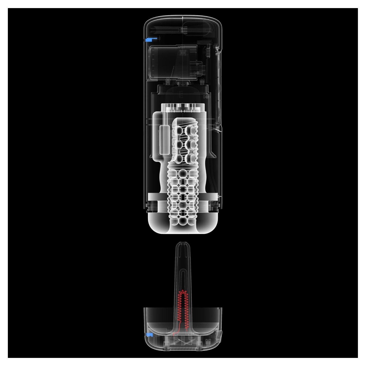 PDX Elite Milk Me Hotter Automatic Male Masturbator with Heat and Vibration