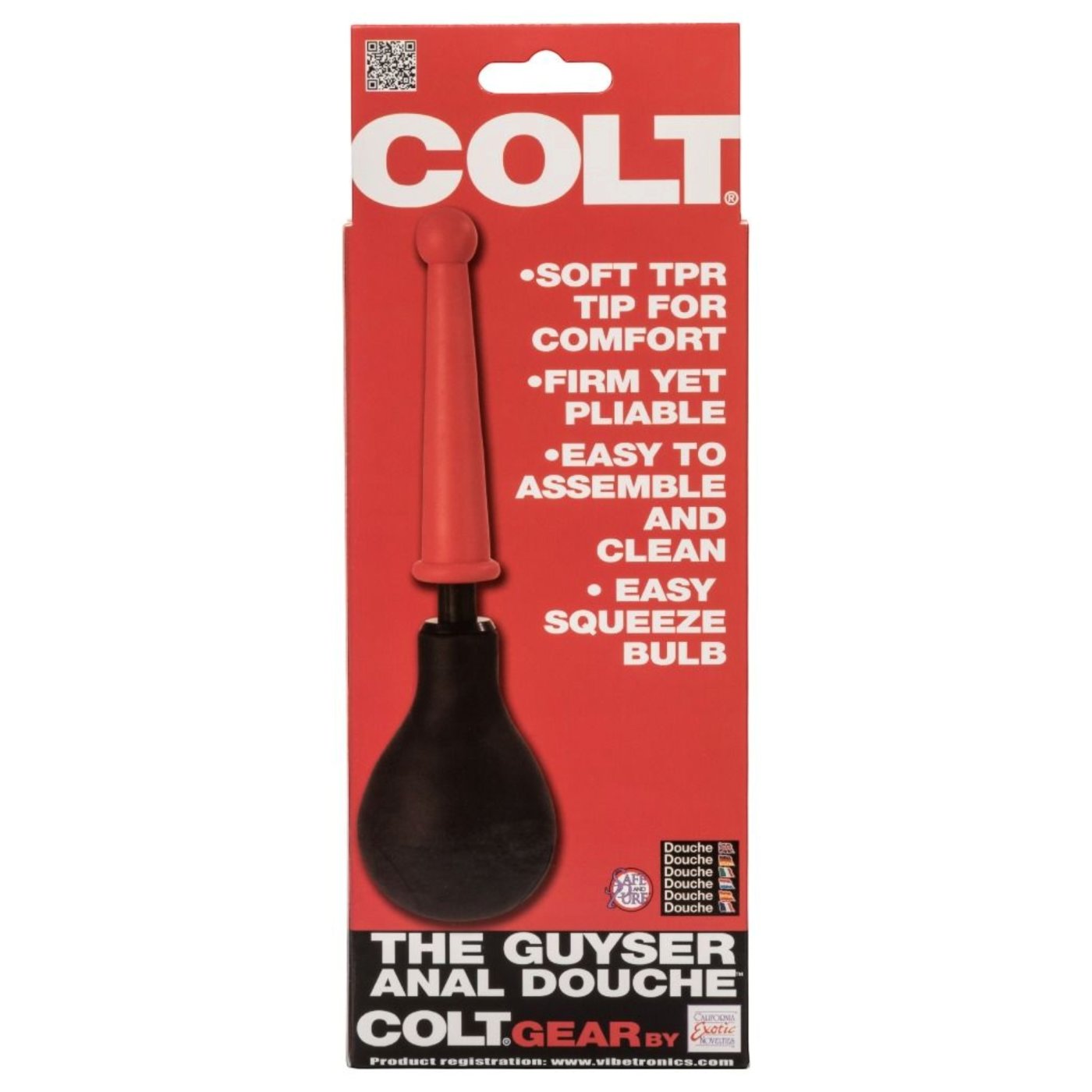 COLT Guyser Anal Douche with Soft Nozzle