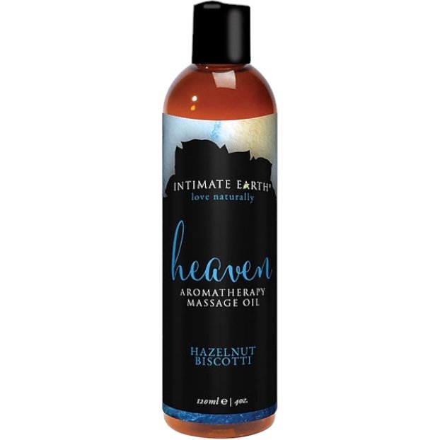 Intimate Earth Heaven Hazelnut Biscotti Massage Oil 120ml