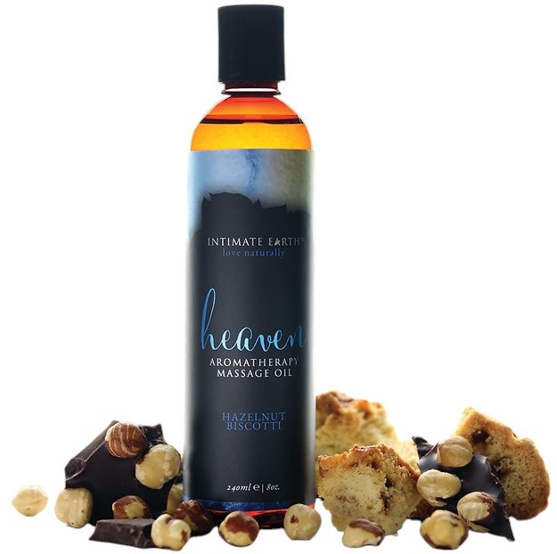 Intimate Earth Heaven Hazelnut Biscotti Massage Oil 120ml