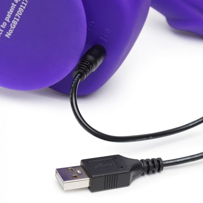UPRIZE Remote Control Erecting Realistic Dildo Vibrator Purple 6 Inch