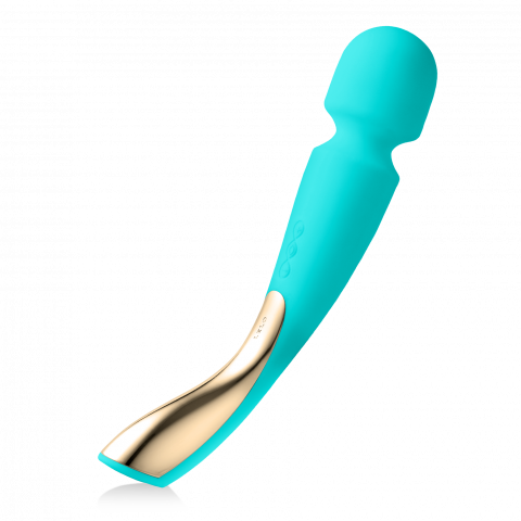 LELO Smart Wand 2 Large Rechargeable Vibrator Aqua