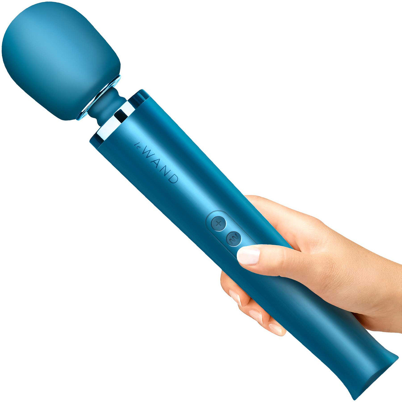 Le Wand Rechargeable Massage Wand Vibrator Pacific Blue
