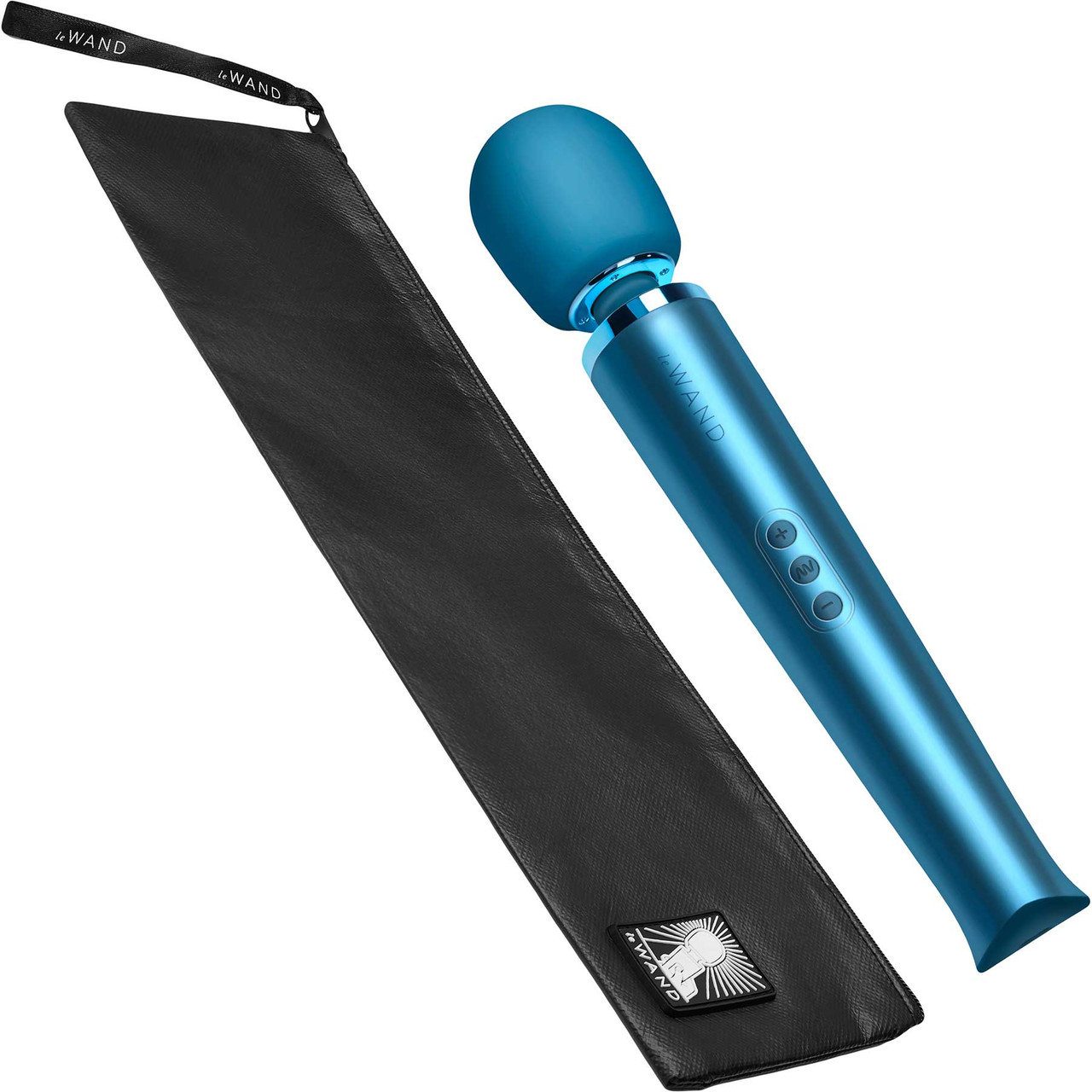 Le Wand Rechargeable Massage Wand Vibrator Pacific Blue
