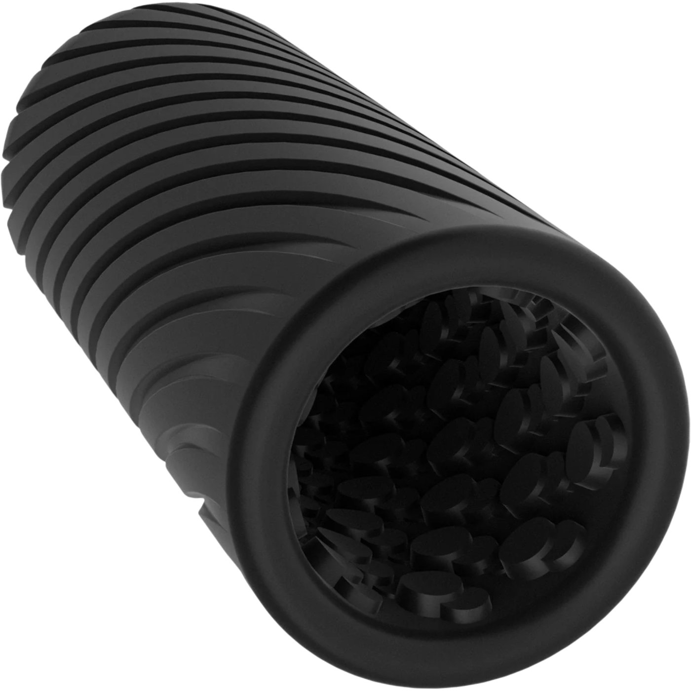 Arcwave Ghost Silicone Reusable Reversible Textured Male Stroker Black