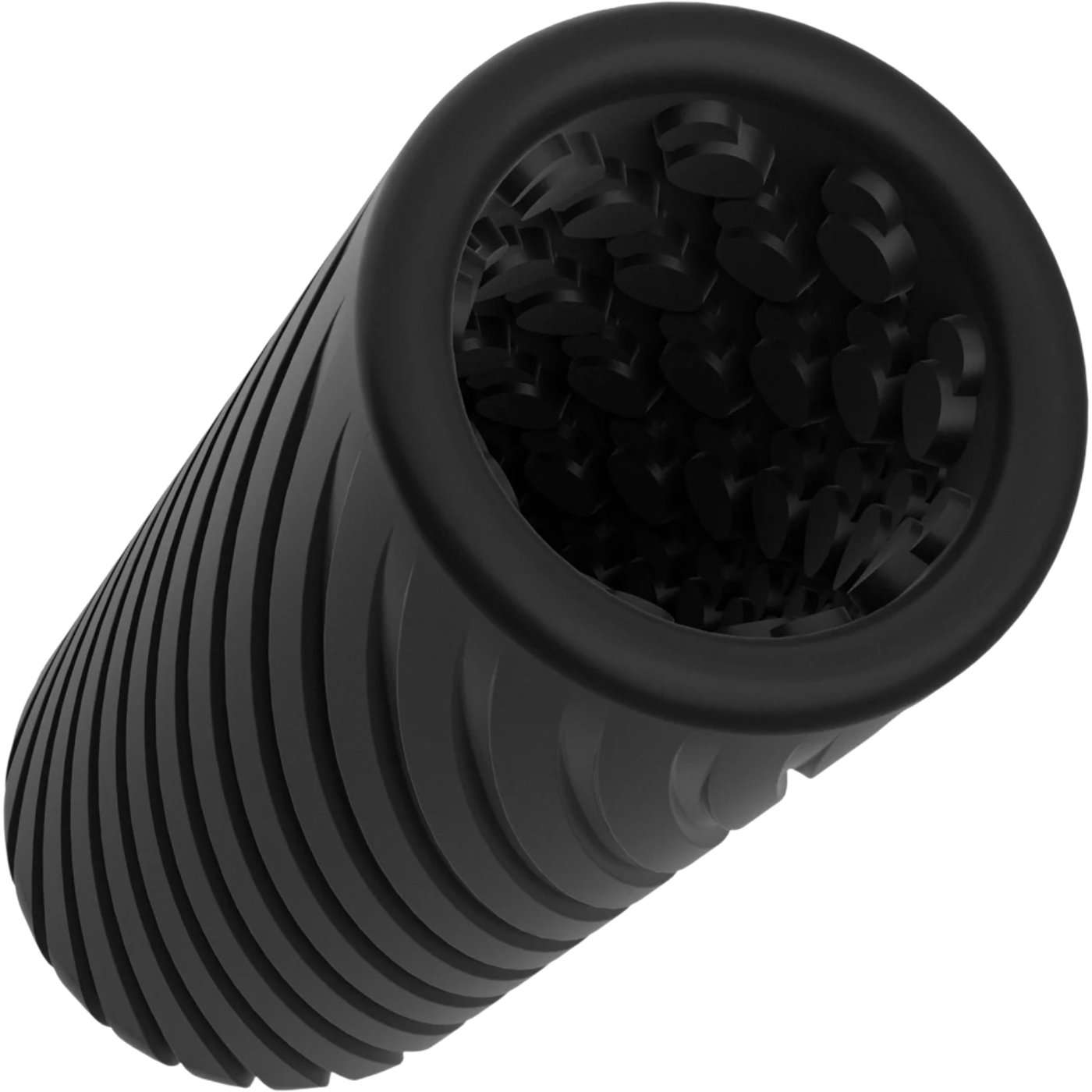 Arcwave Ghost Silicone Reusable Reversible Textured Male Stroker Black