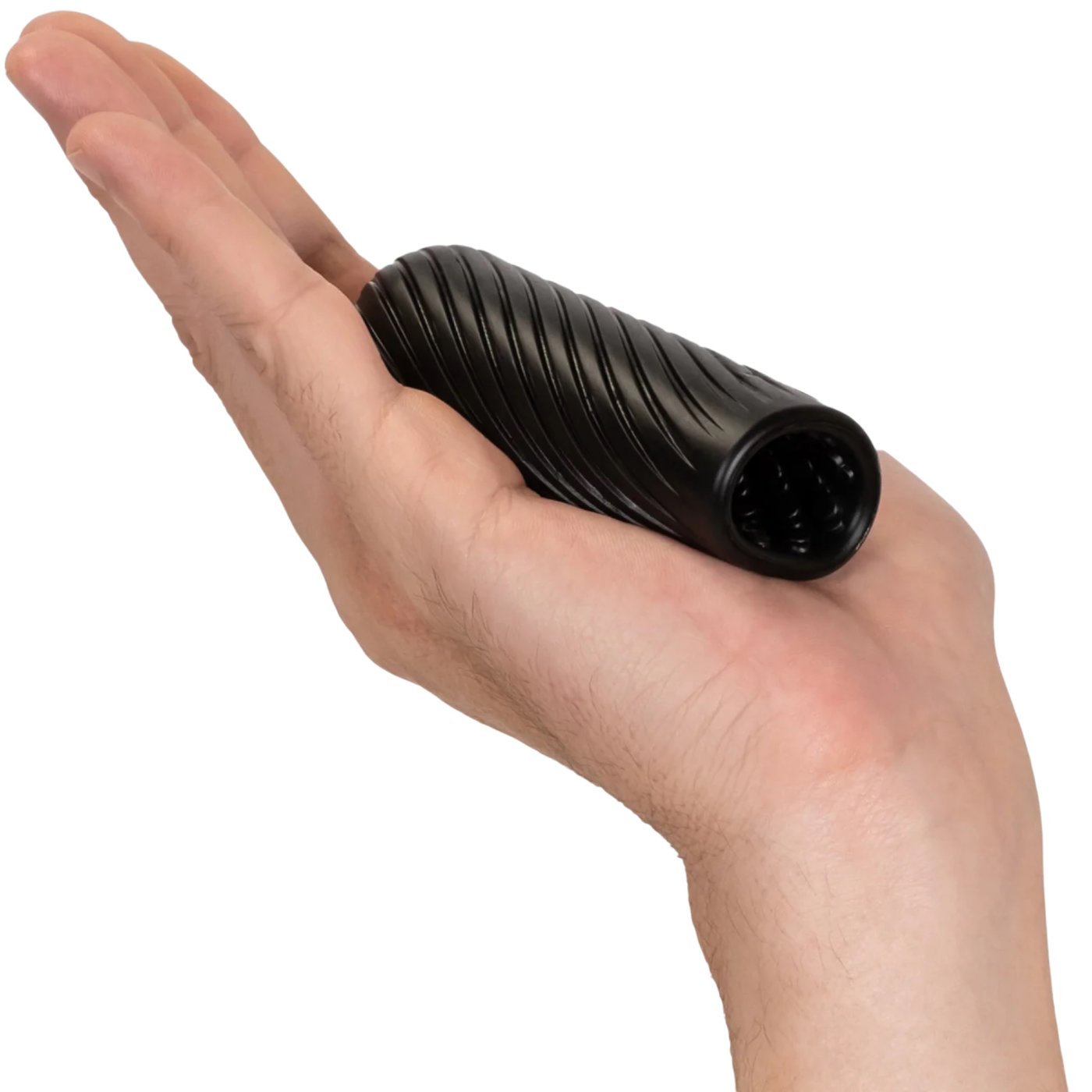 Arcwave Ghost Silicone Reusable Reversible Textured Male Stroker Black
