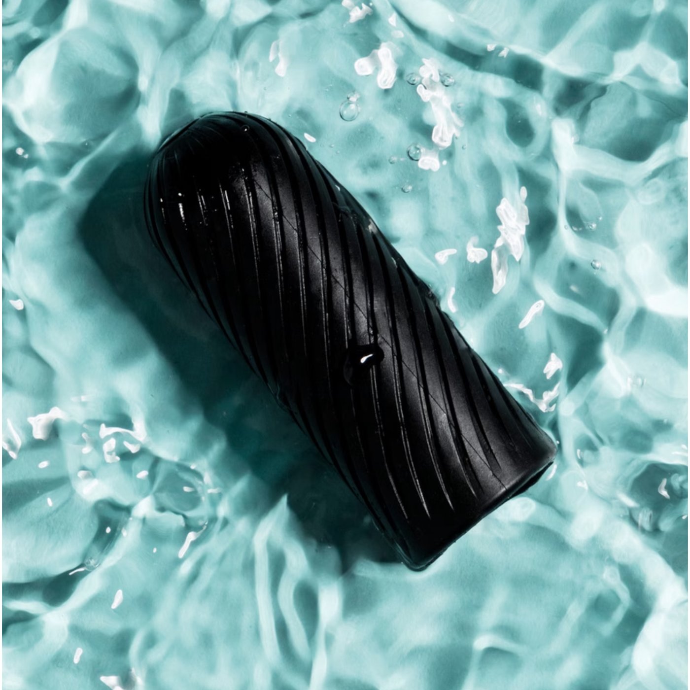 Arcwave Ghost Silicone Reusable Reversible Textured Male Stroker Black