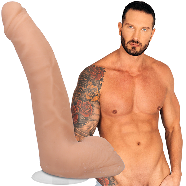 Signature Cocks Quinton James Ultraskyn Cock with Suction Cup 9.5 Inch