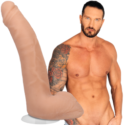 Signature Cocks Quinton James Ultraskyn Cock with Suction Cup 9.5 Inch