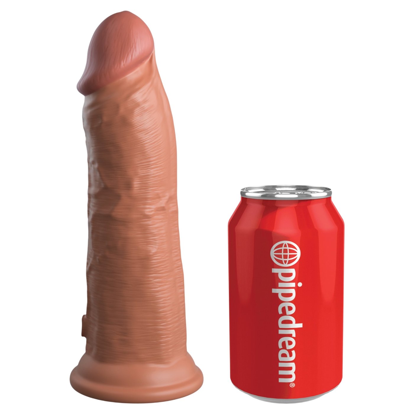 King Cock Elite 8 Inch Dual-Density Realistic Vibrating Dildo
