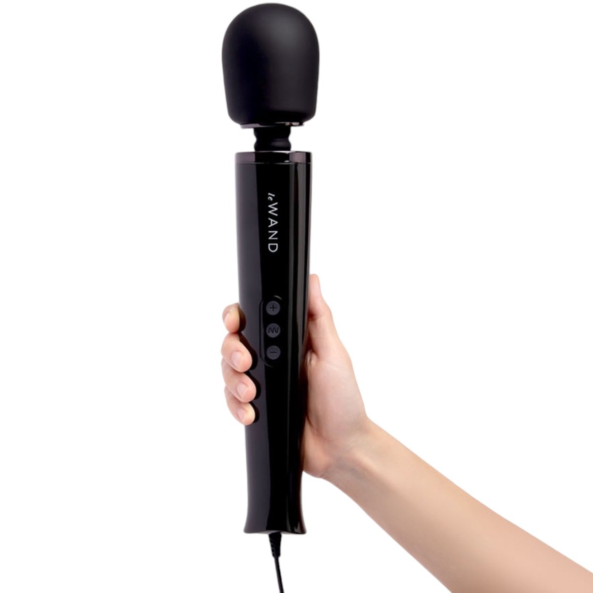 Le Wand Plug-In Massage Wand Vibrator Black