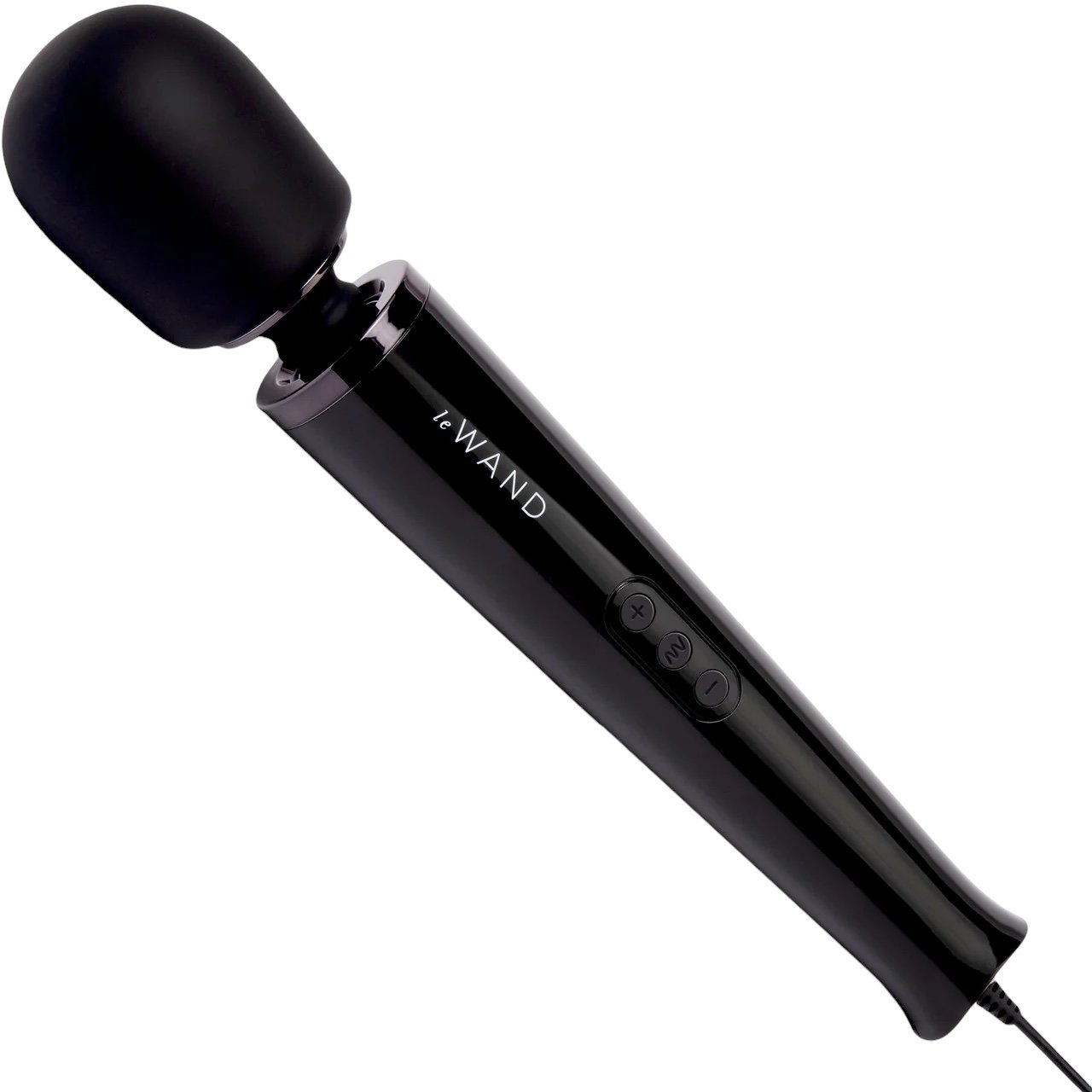 Le Wand Plug-In Massage Wand Vibrator Black