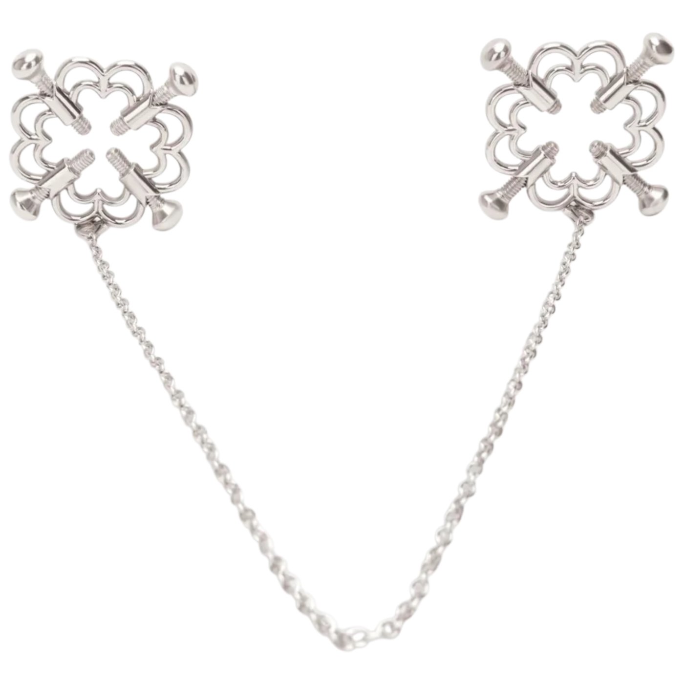 Me You Us Flower Design Nipple Clamps