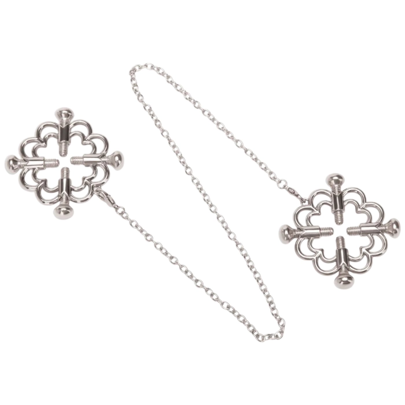 Me You Us Flower Design Nipple Clamps