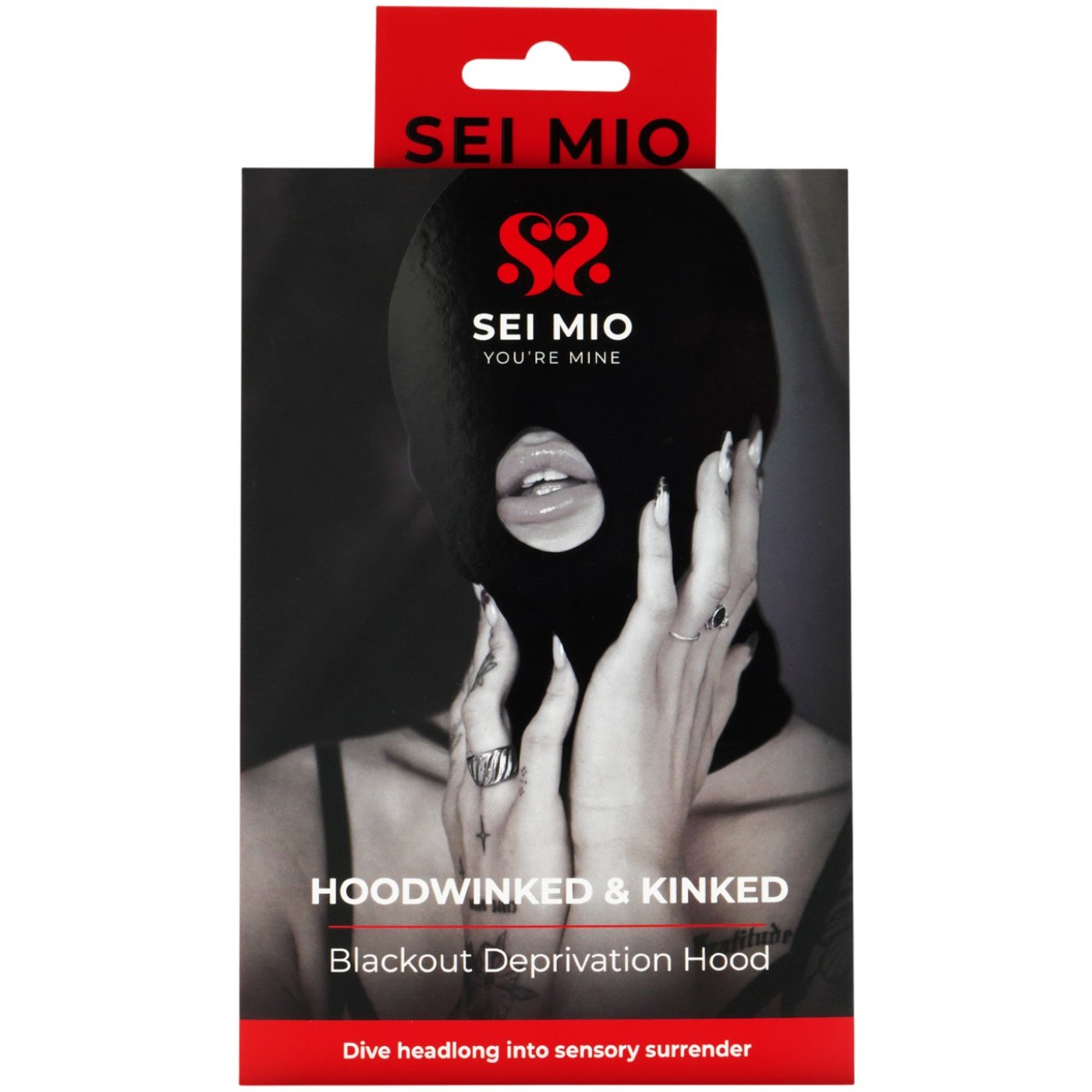 Sei Mio Hoodwinked & Kinked Blackout Deprivation Hood