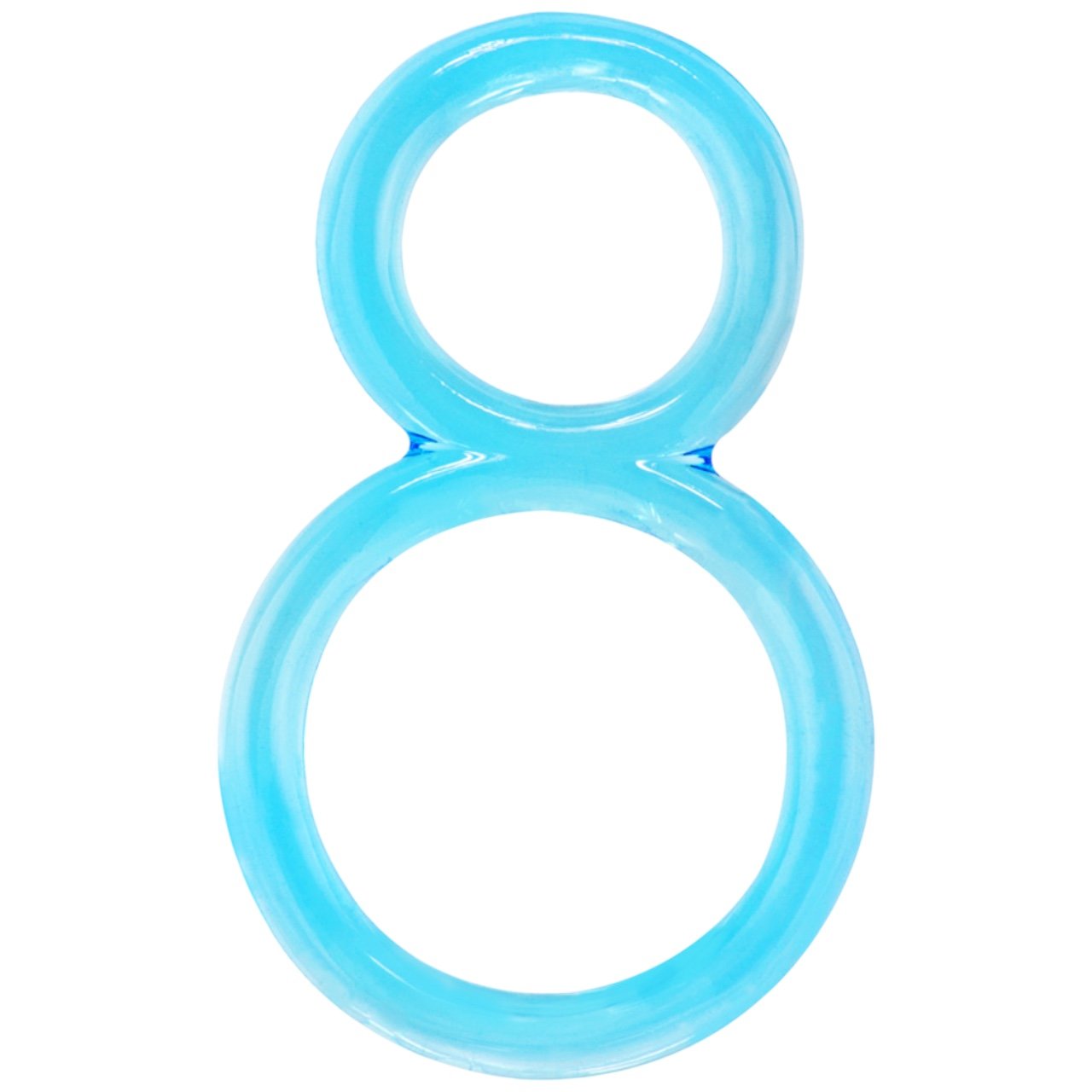 Screaming O Ofinity Stretchy Silicone Cock and Ball Ring Blue