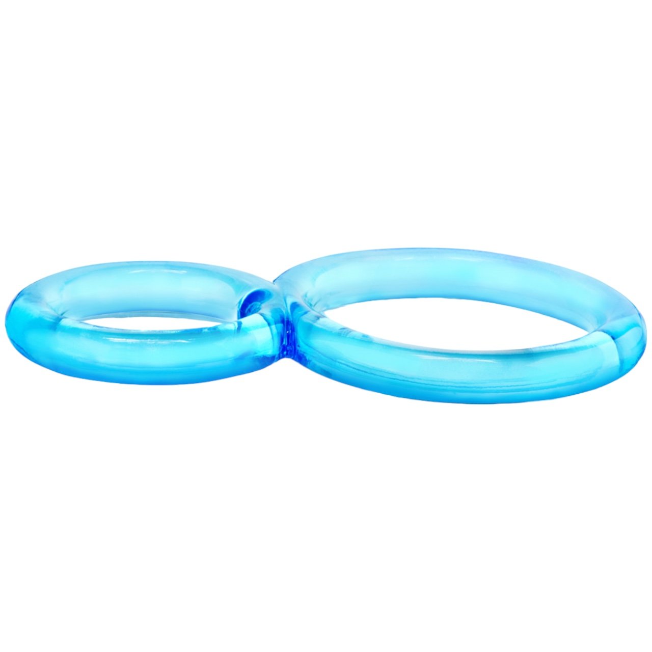 Screaming O Ofinity Stretchy Silicone Cock and Ball Ring Blue